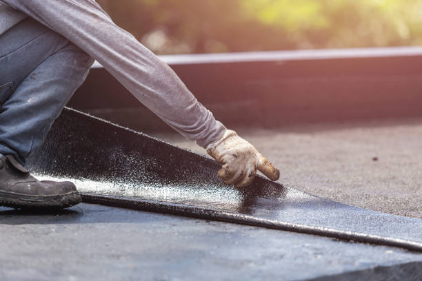 Professional Waterproofing technician working in Covert, MI